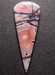 Exotica porcelain jasper, one of the very first I cut when it was introduced.