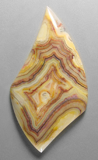 AUSTRALIAN LACE AGATE designer cab! Silverhawk's designer gemstones.