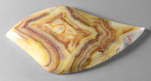 AUSTRALIAN LACE AGATE designer cab! Silverhawk's designer gemstones.